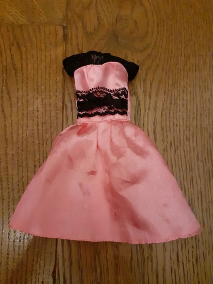 🎀 Robe bustier rose poupée Barbie