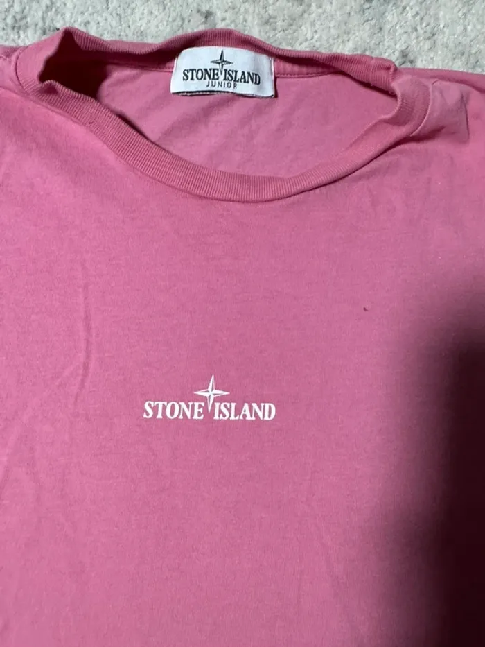 T shirt Stone island Rose taille S - photo numéro 2
