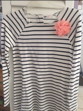 Robe rayée épaisse H&M 12ans