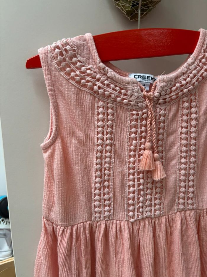 Robe Creeks taille 4 ans saumon - photo numéro 2