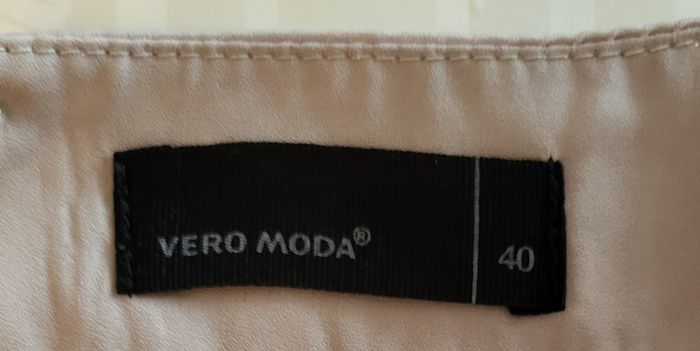 Vero Moda Robe TFr40/TL-Beige/Ecru- Sans manche, Doublée avec Dos Fantaisie en TBE - photo numéro 6