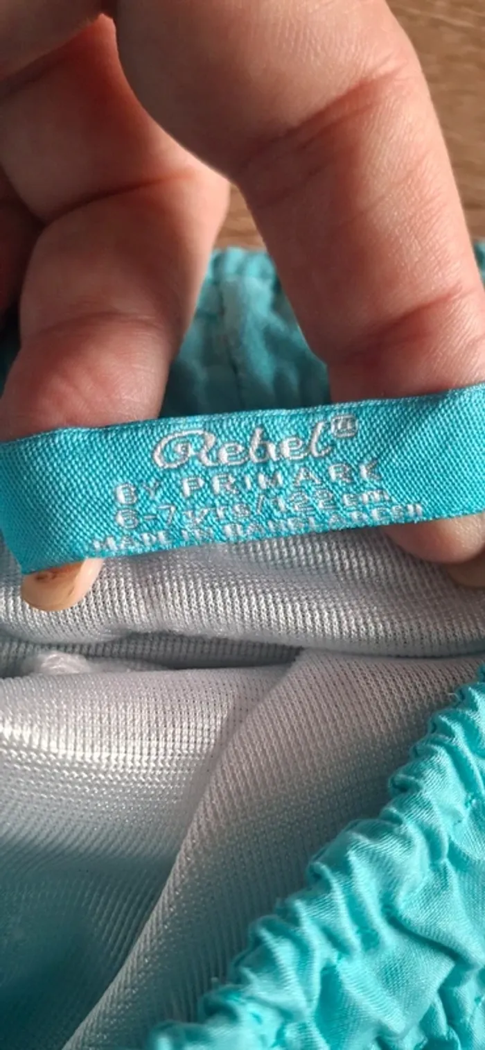 🌟 Short de Bain Turquoise Rebel by Primark - photo numéro 3