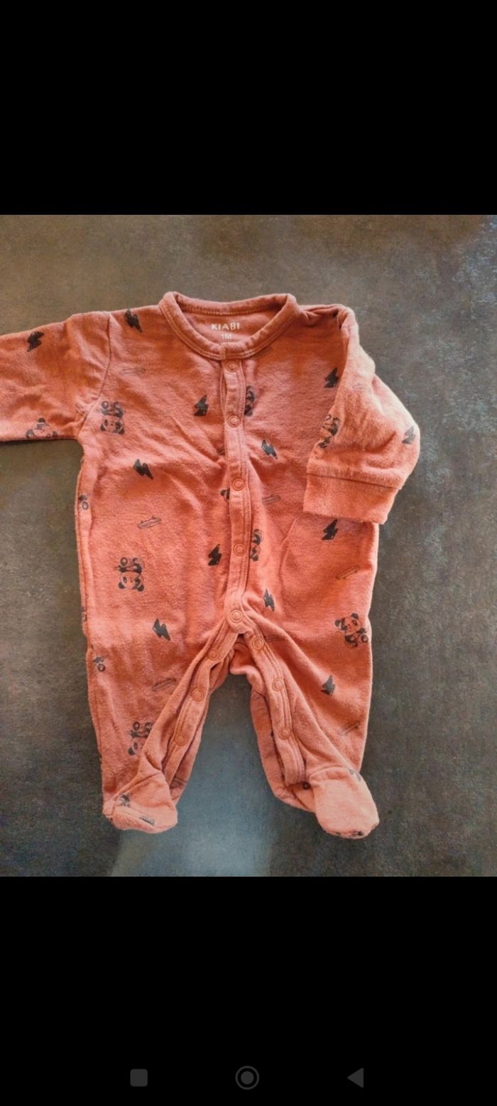 Lot de 5 pyjamas garçon taille 1 mois - photo numéro 7