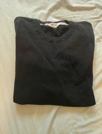 Pull noir en coton h&m 12/14 ans