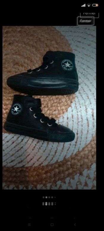 Basket haute converse t 21 à scratch