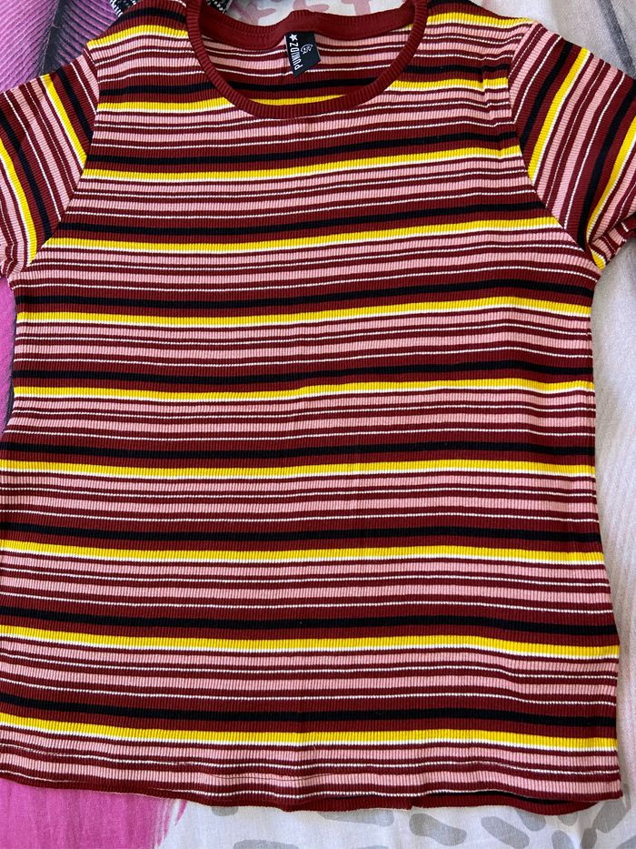 Pull hiver a rayure - photo numéro 3