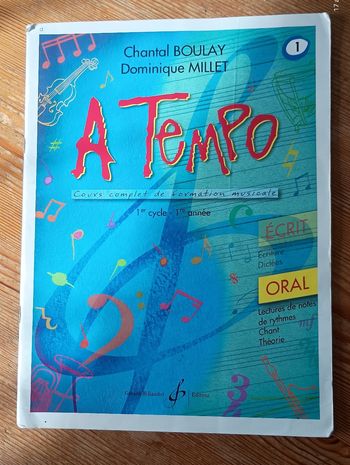 Manuel formation musicale A Tempo vol. 1