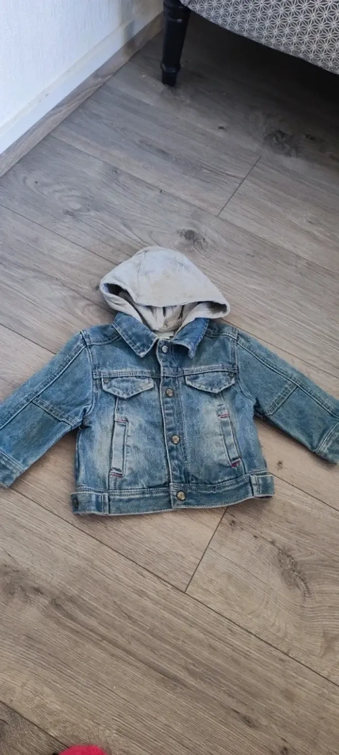 Veste jean obaibi 6 mois - photo numéro 5
