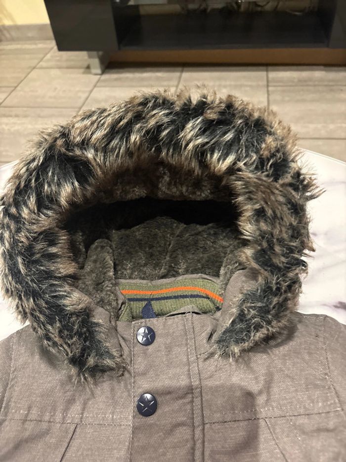 Manteau d’hiver garçon kaki - photo numéro 5