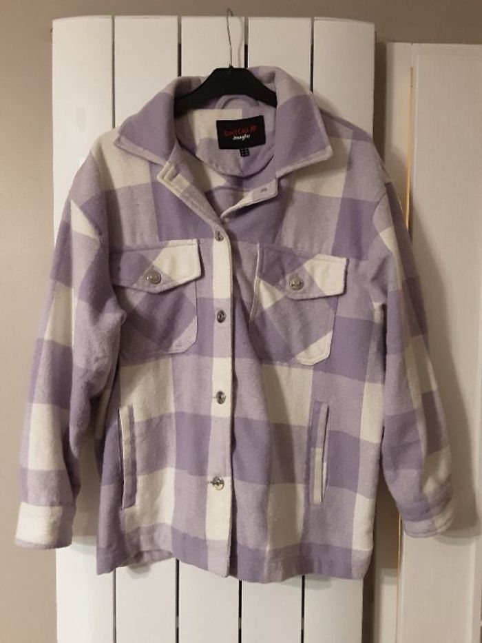 Veste chemise à carreaux