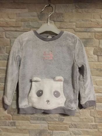 Sweat polaire gris In Extenso 3A