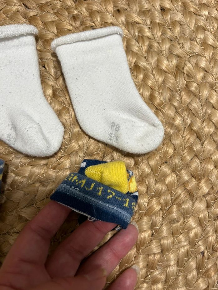 Lot de 2 paires de chaussettes bébé garçon - photo numéro 2