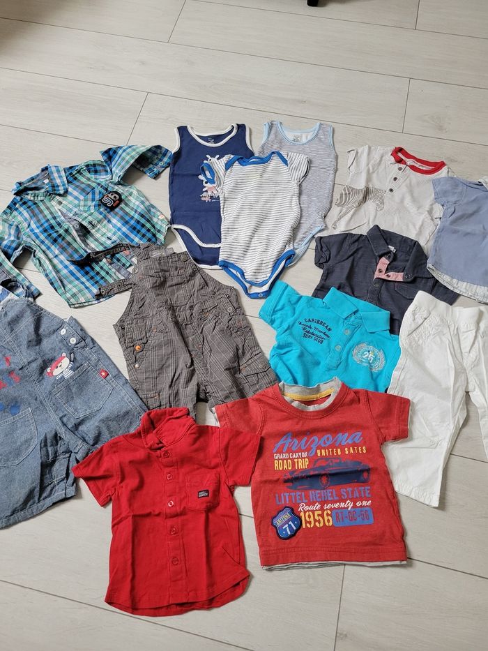 Lot été garçon 12 mois 74 cm
