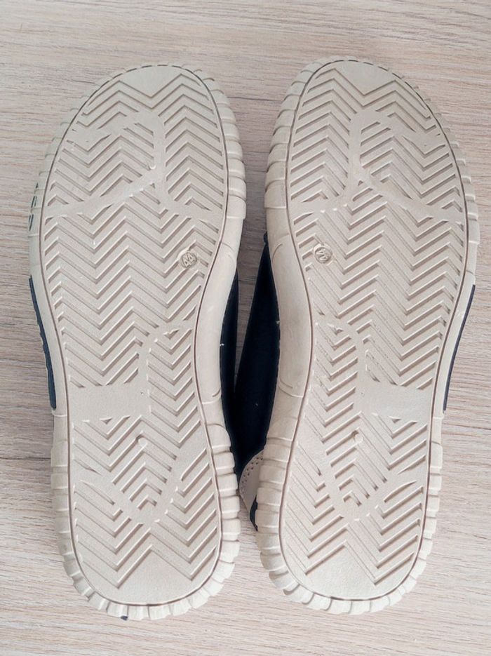 Baskets basse lacets décontractés respirantes noir beige / Amazon - 44 - photo numéro 7