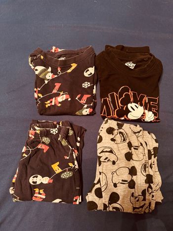 Lot de 2 pyjamas  garçon 4-6 ans