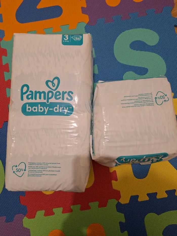 Couche pampers baby dry taille 3