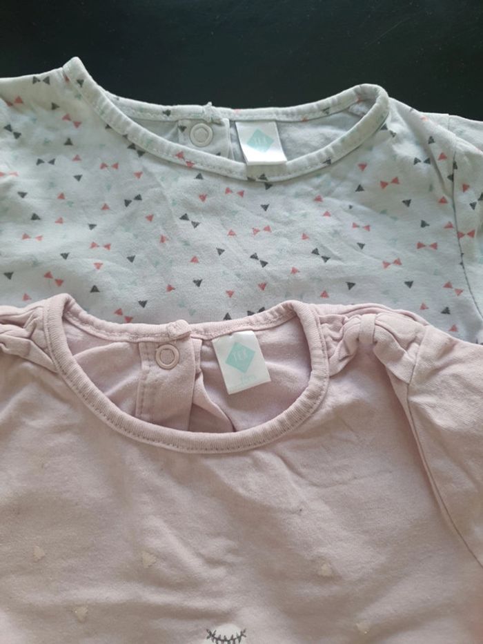 Lot tee shirts manches longues 18 mois - photo numéro 3