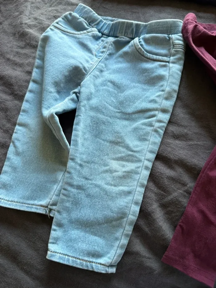 Lot un jean un legging - photo numéro 2