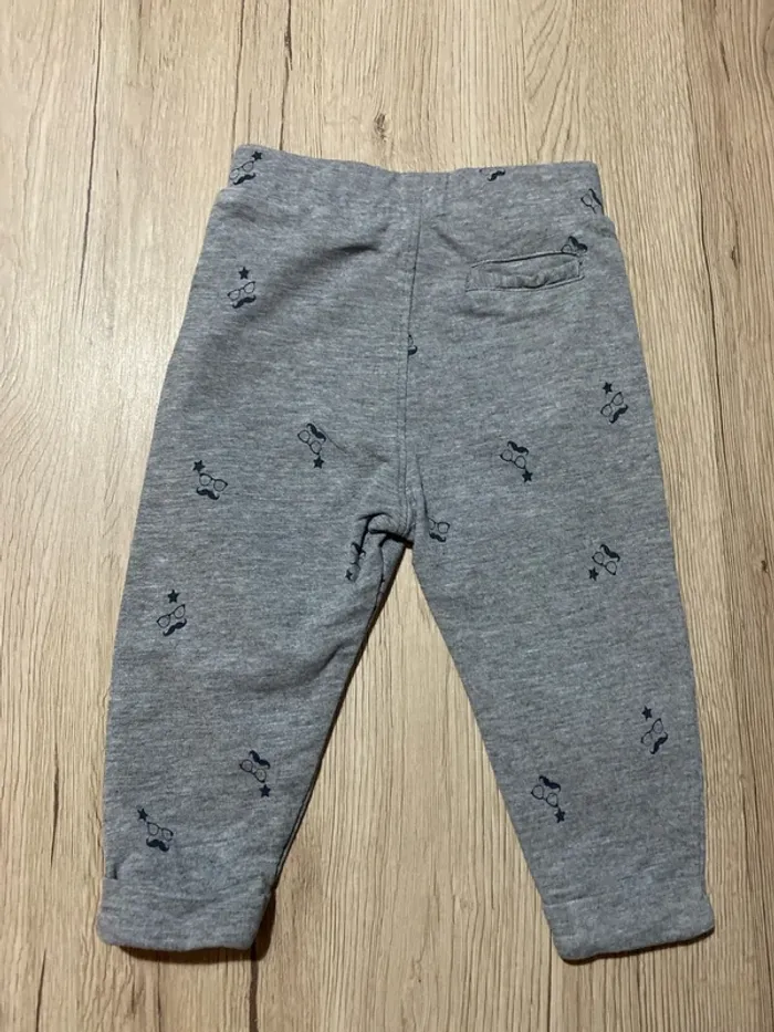 Pantalon style jogging gris bébé garçon 6 mois boîte à malices - photo numéro 5