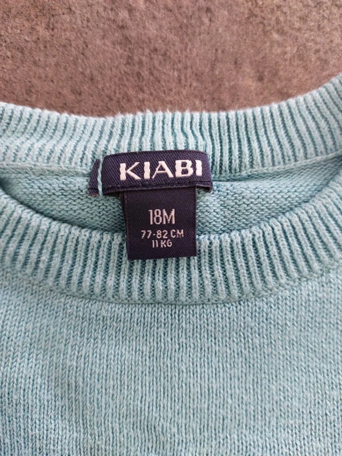 Pull léger 👦 kiabi 💯% coton 18mois - photo numéro 3