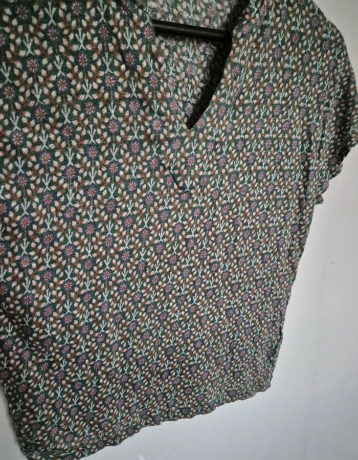 T-shirt en lin Monoprix taille s - photo numéro 8