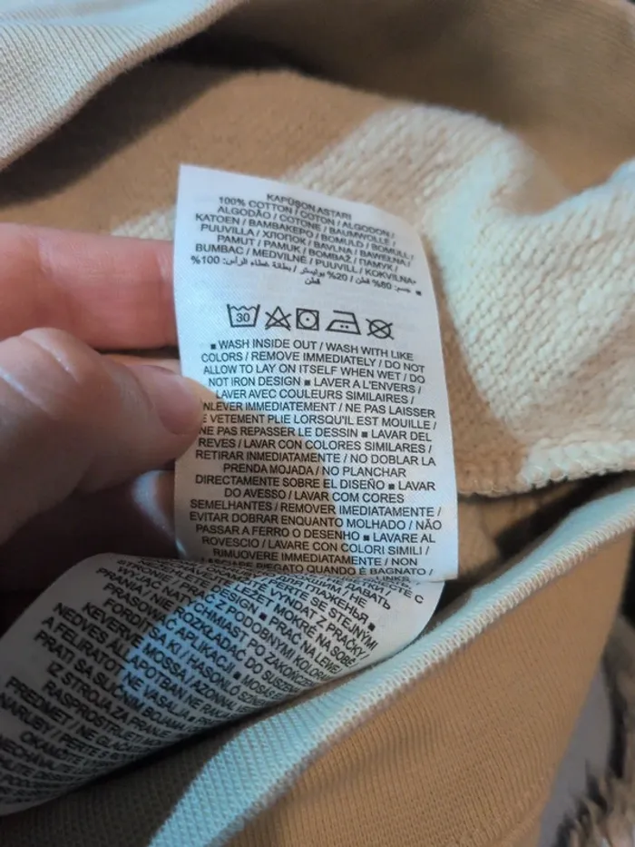 Sweat à capuche Nike – Beige – Taille XS - photo numéro 8