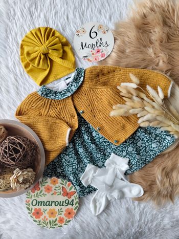 Ensemble complet sergent major fille 6 mois 🎀