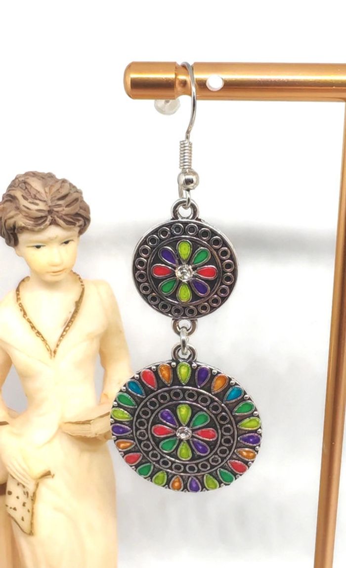 Boucles d'oreilles pendantes - photo numéro 3