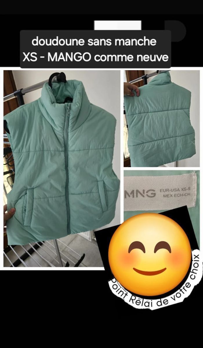 Doudoune /gilet sans manche matelassé fille /femme xs mange