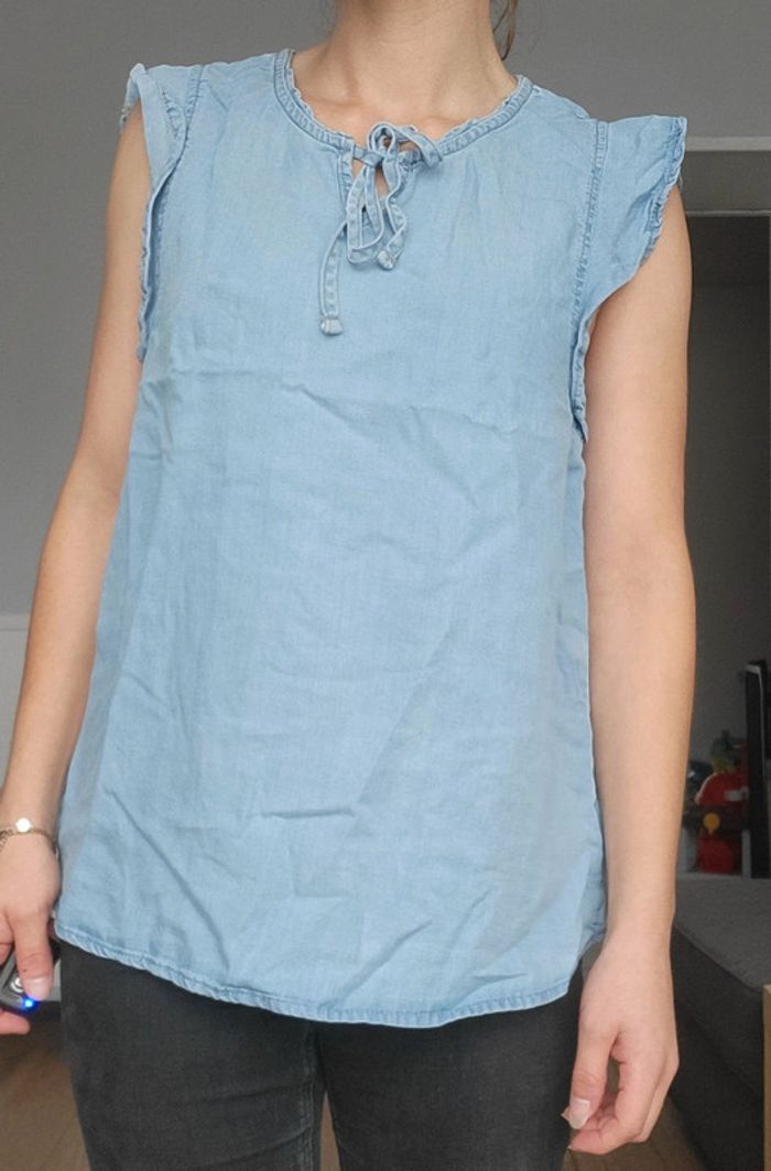 Débardeur style jean bleu clair esmara 36 - photo numéro 3