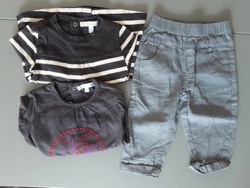 Lot tshirt et pantalon