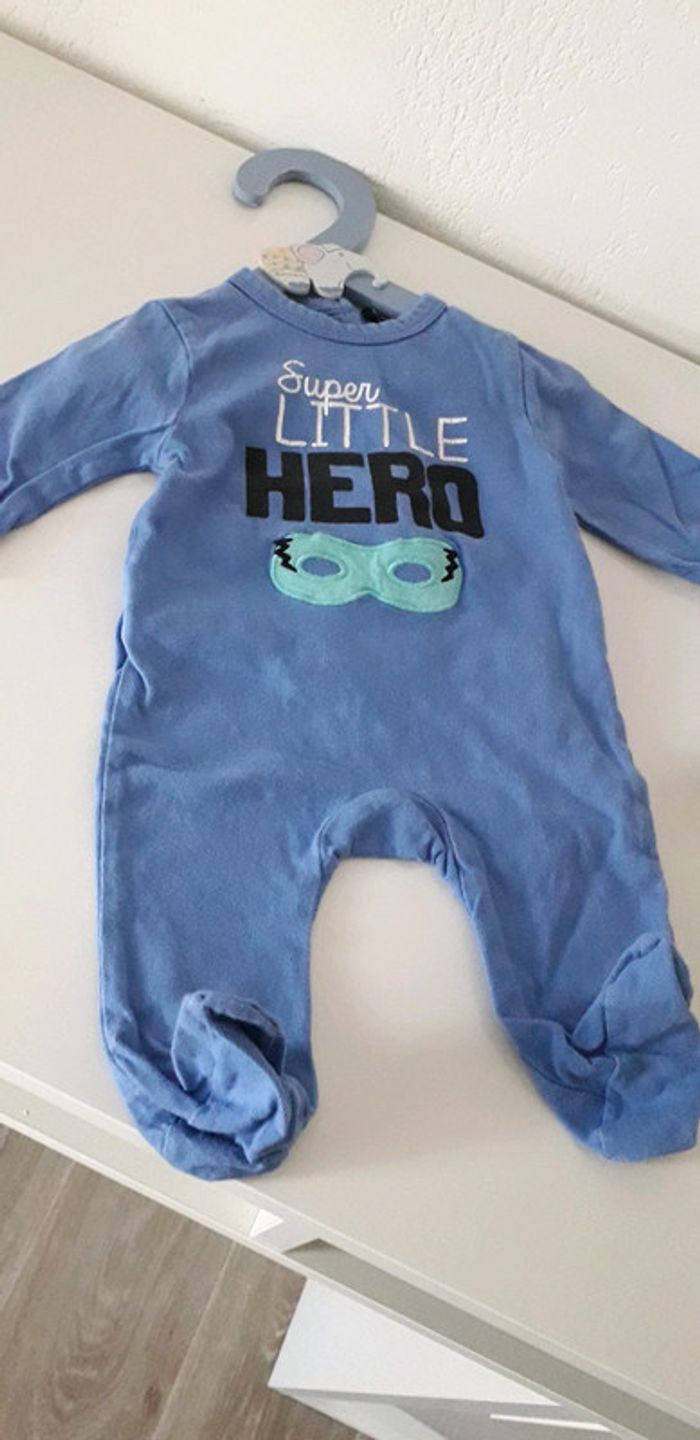 Pyjama léger en coton garçon 1 mois