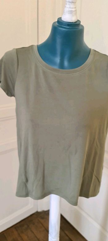 T-shirt fille manches courtes kaki taille xs mexx