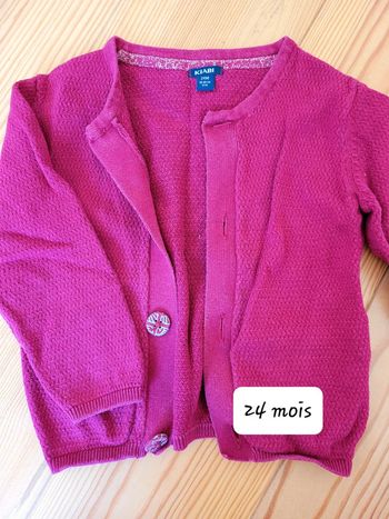 Gilet fille (24 mois)