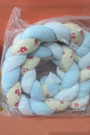 Tour de Lit Tressé -   Fleuri