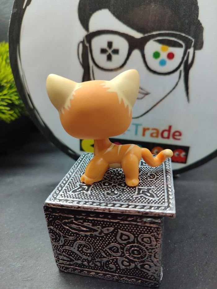 Lps01112 My Littlest Petshop Pet Shop LPS Authentic Chat Cat Shorthair 525 790 - photo numéro 2