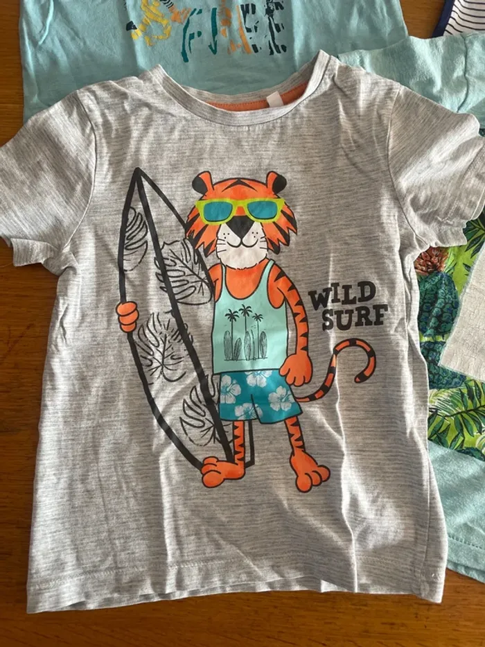 4 t-shirt garçon 5 ans - photo numéro 2