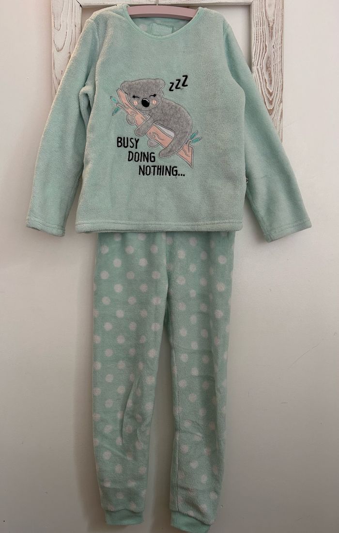 Pyjama chaud fille 7/8 ans