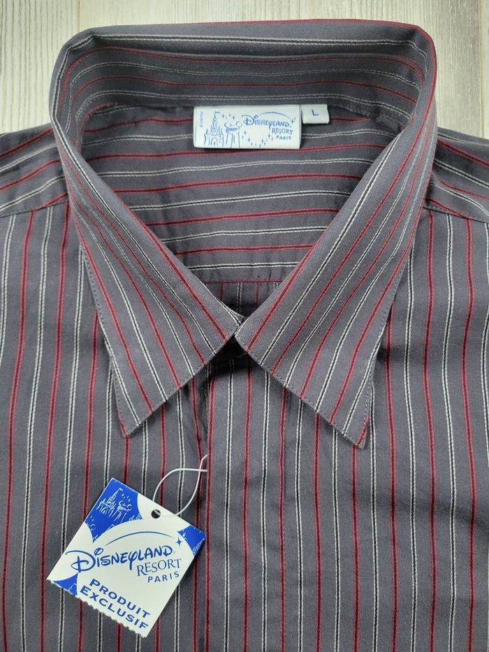 Chemise Disney neuve L – Disneyland Paris Est.1992  – Grise - photo numéro 2