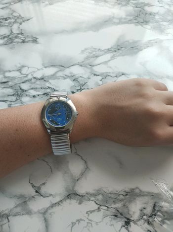 Montre vintage argenté Time force