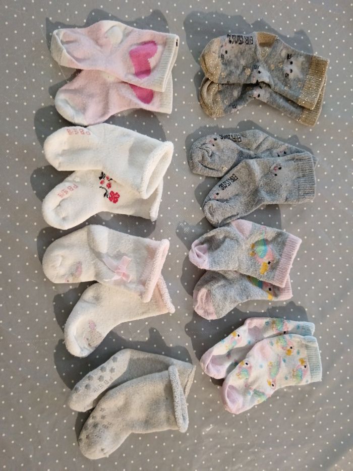Lot de 8 paires de chaussettes 15/16