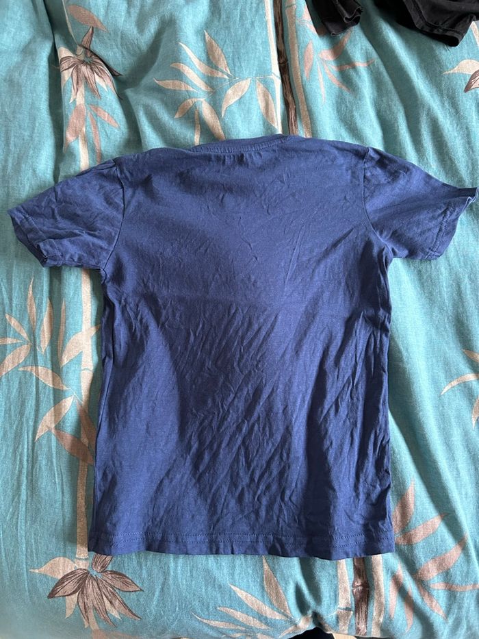 Tee shirt bleu marine 8 ans #b.a basic - photo numéro 3