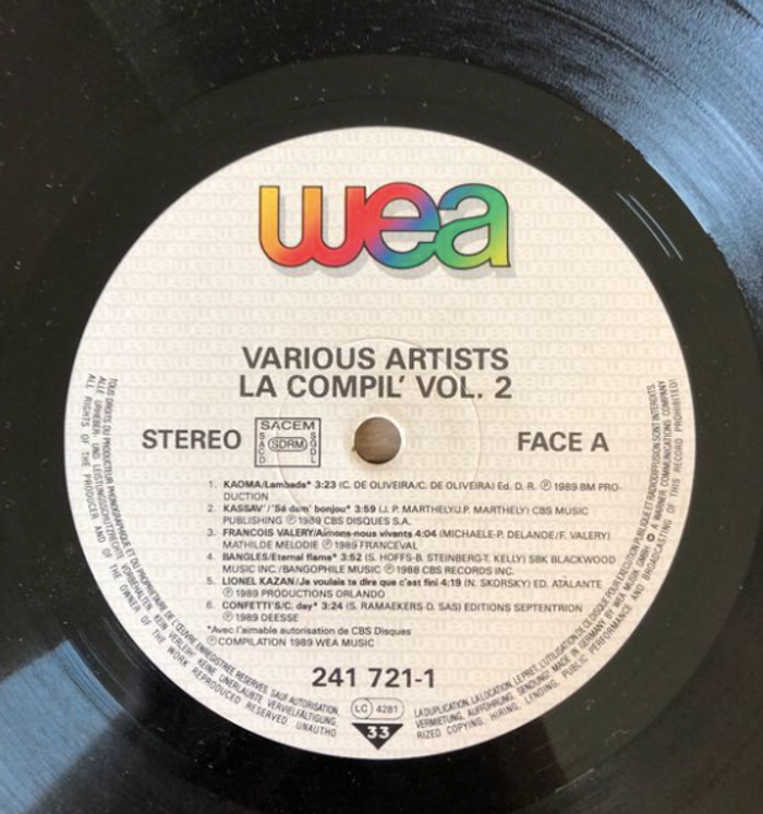 Vinyle 33 tours INCOMPLET-La compil' 24 hits enchainés - photo numéro 4