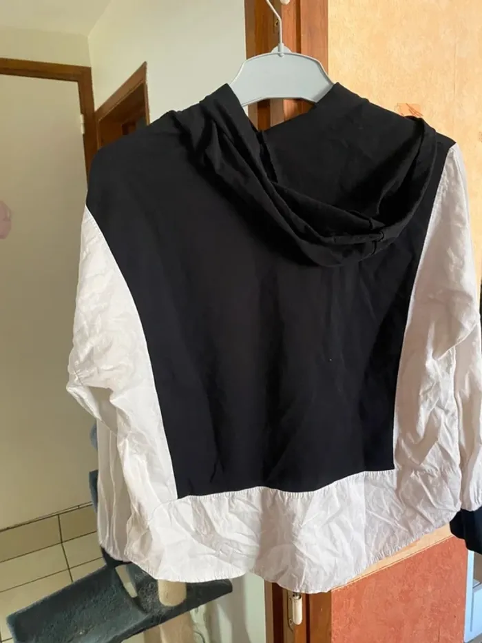 🖤 Pull-chemise bicolore original – Taille XL - photo numéro 6