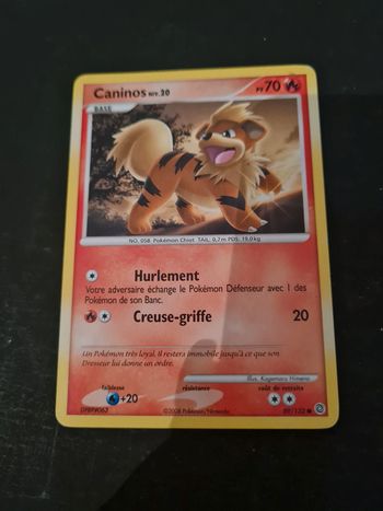 Carte pokémon Caninos 89/132