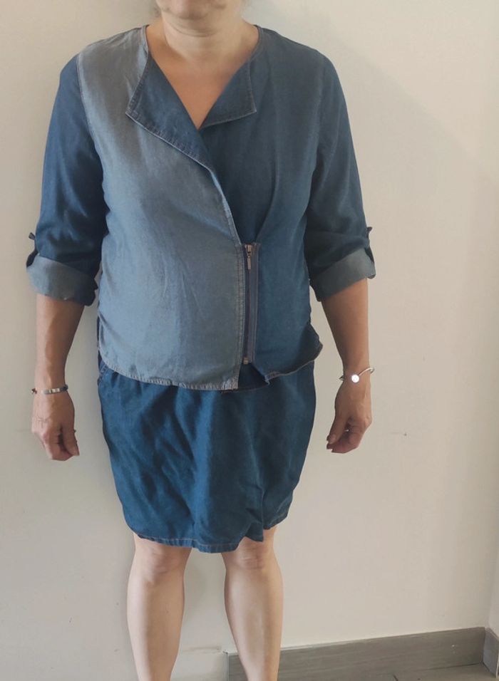 Robe denim captain tortue