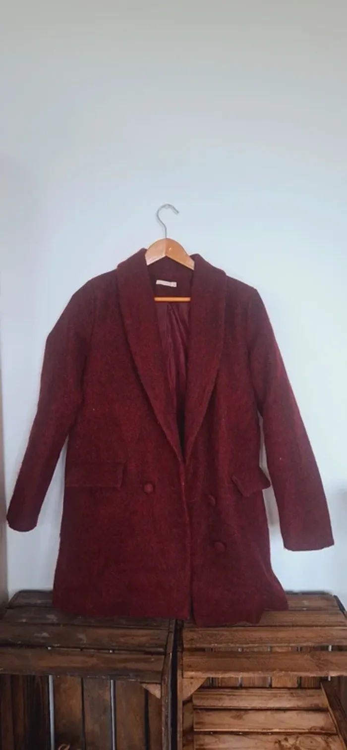 Manteau mi-long en laine Lili & Lala – bon état - photo numéro 2