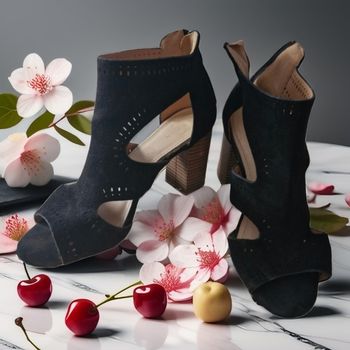 Superbes sandales hautes genre bottines ouvertes