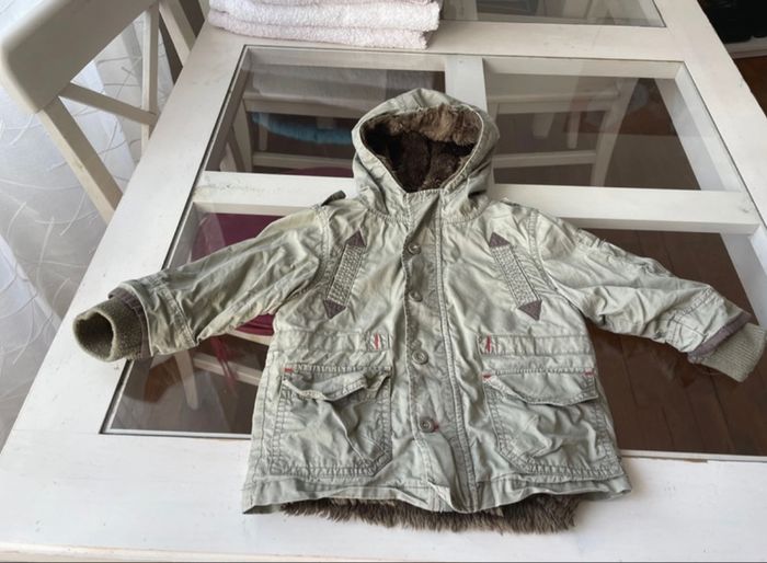 Manteau 2 en 1 : hiver et mi saison - taille 18 mois