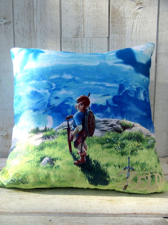 Housse de coussin Zelda breath of the wild